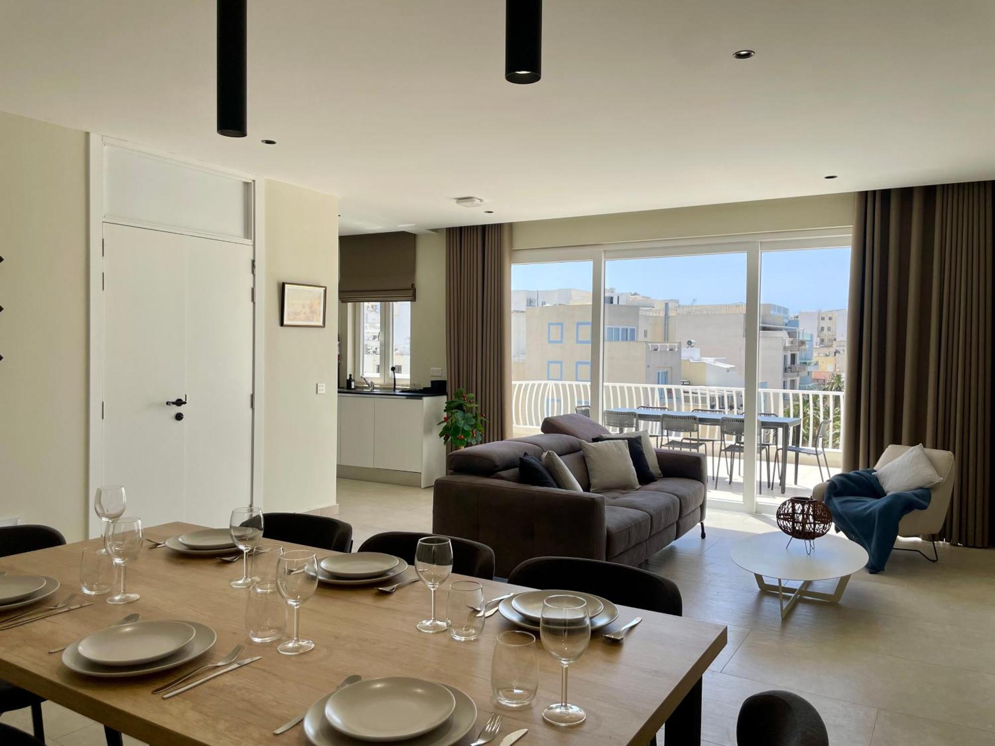 Bugibba Square Seafront Lux Apartments By Holi St. Paul's Bay Exterior photo