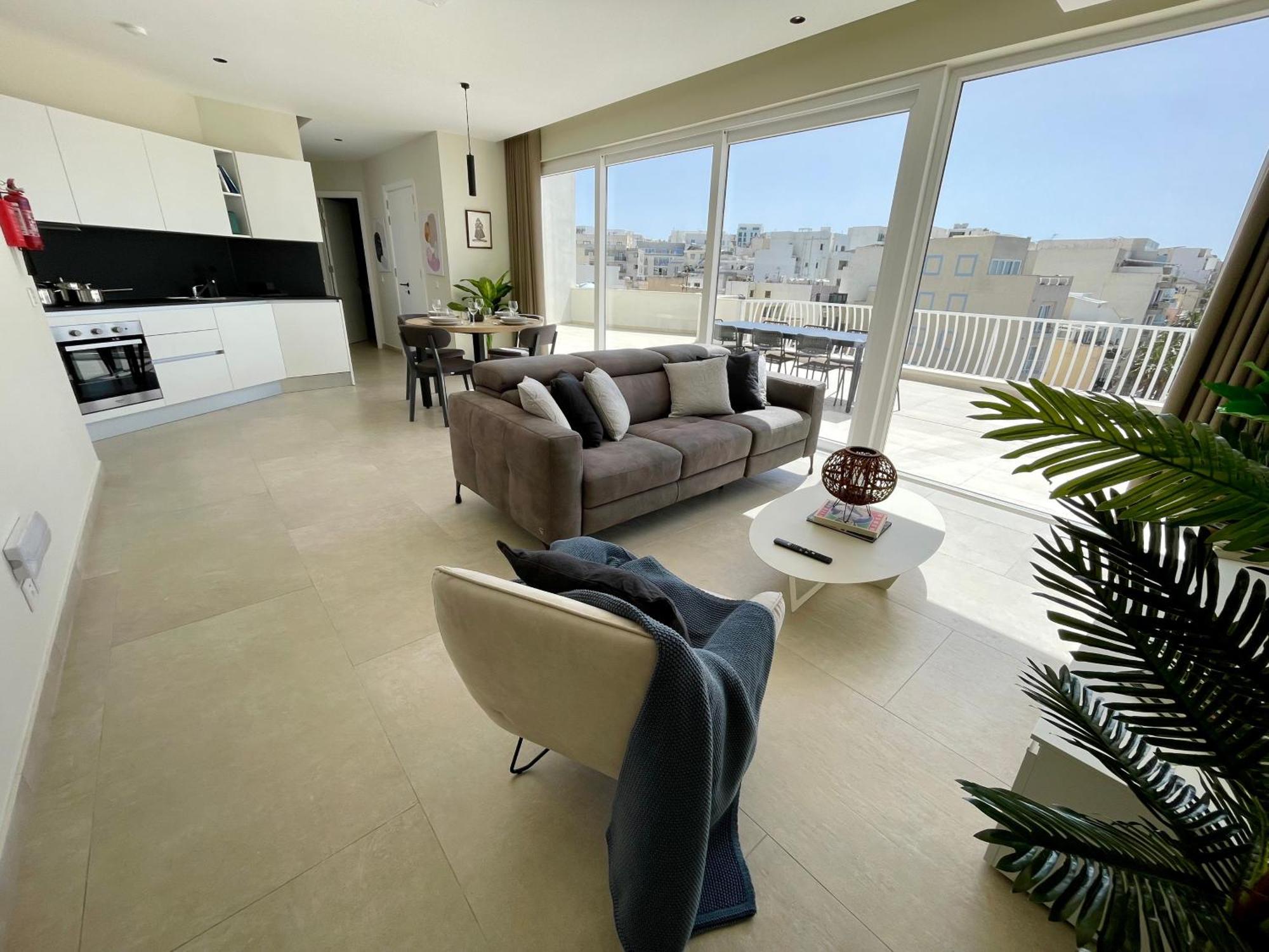 Bugibba Square Seafront Lux Apartments By Holi St. Paul's Bay Exterior photo